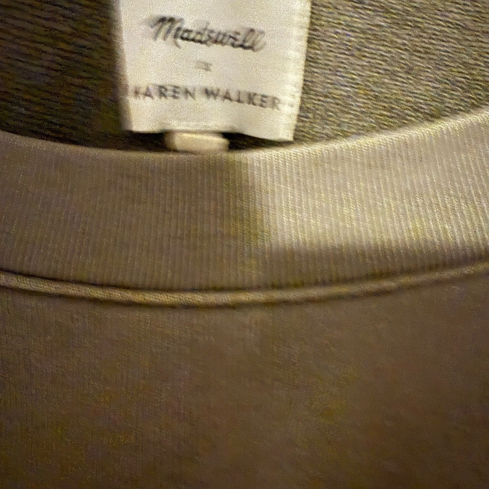 Madewell Slate Gray Sweatshirt - Picture 2 of 6